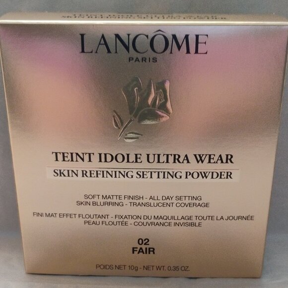 Lancome Teint Idole Ultra Wear Setting Powder Pore Blurring #02 Fair- NWT - Picture 2 of 6